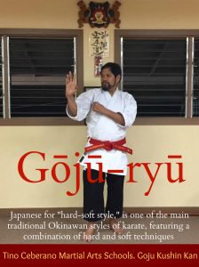 goju-ryu philosophy tino ceberano hanshi