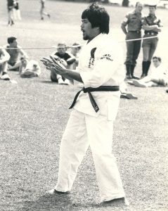 Tino Ceberano Hanshi at HMS Cerberus